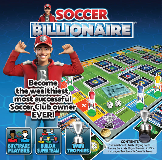 Soccer Billionaire — The Strategy Trading Board Game