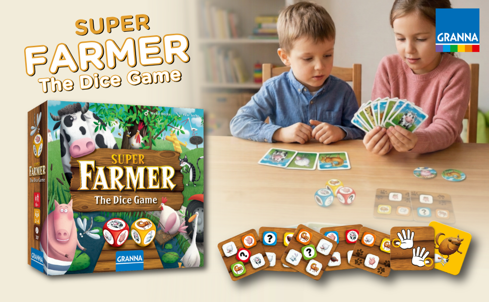 Super Farmer Dice lifestyle — Granna