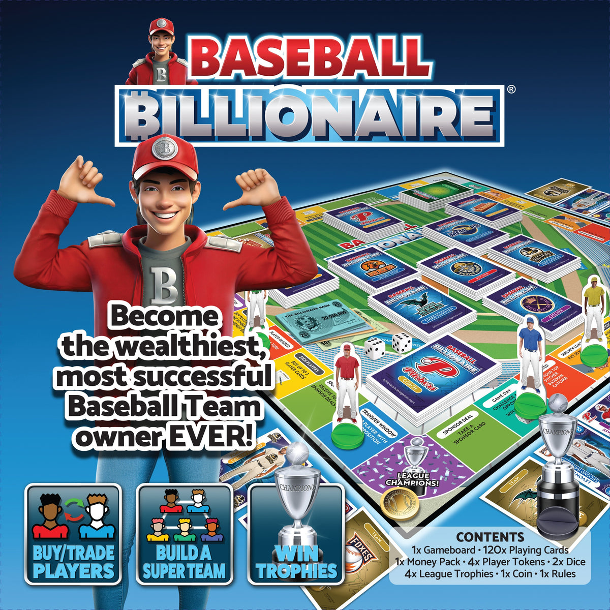 Baseball Billionaire — The Strategy Trading Board Game