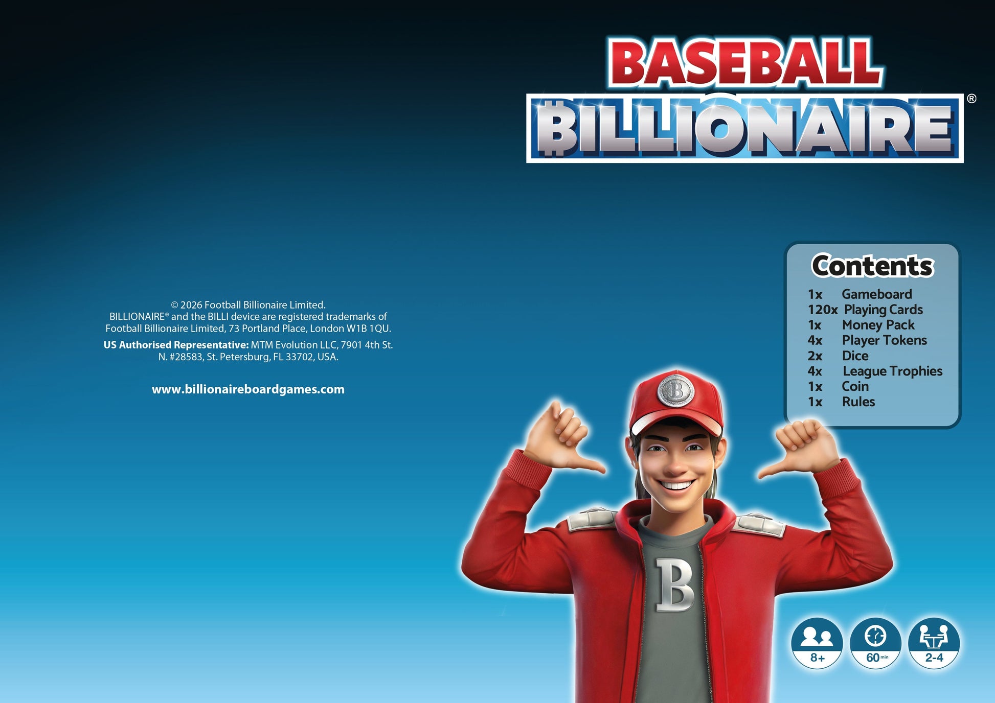 Baseball Billionaire rules page 1