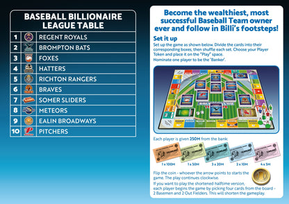 Baseball Billionaire rules page 2