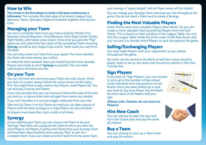 Baseball Billionaire rules page 3