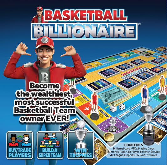 Basketball Billionaire — The Strategy Trading Board Game