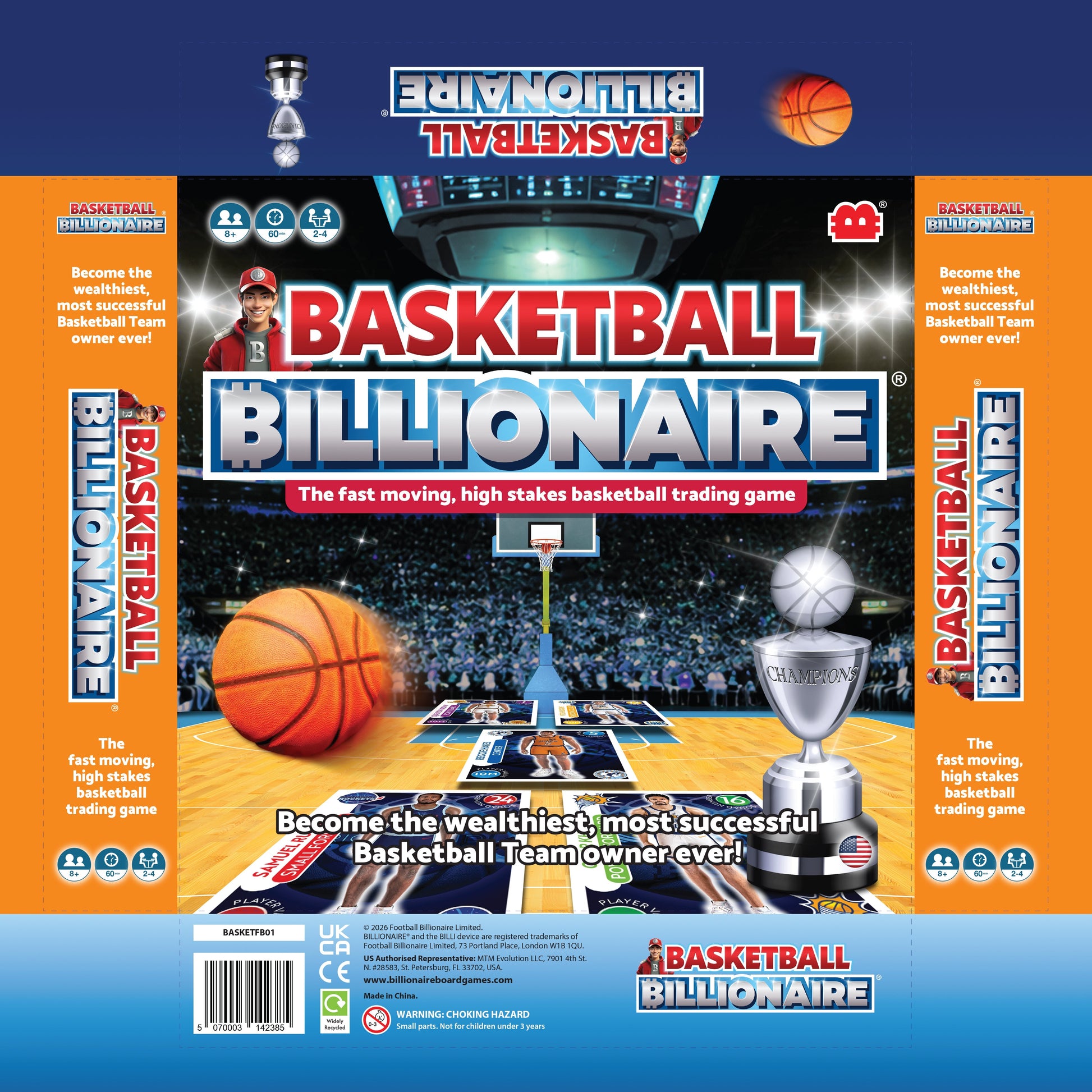 Basketball Billionaire lid wrap