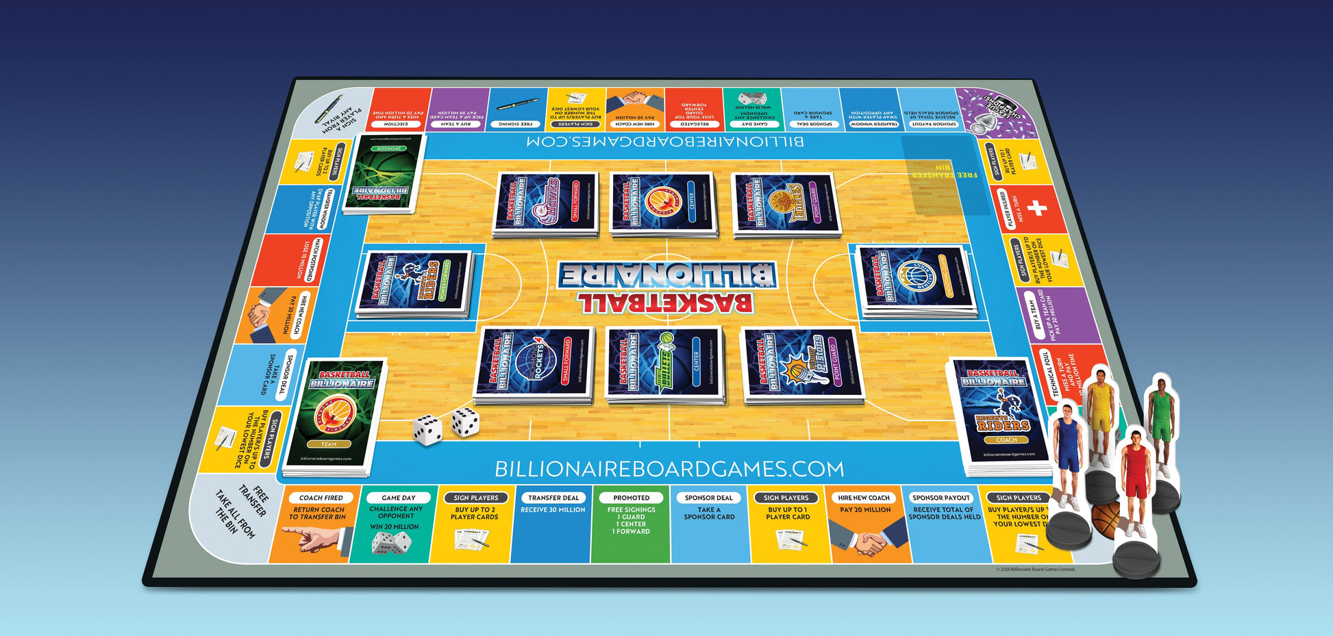 Basketball Billionaire game setup