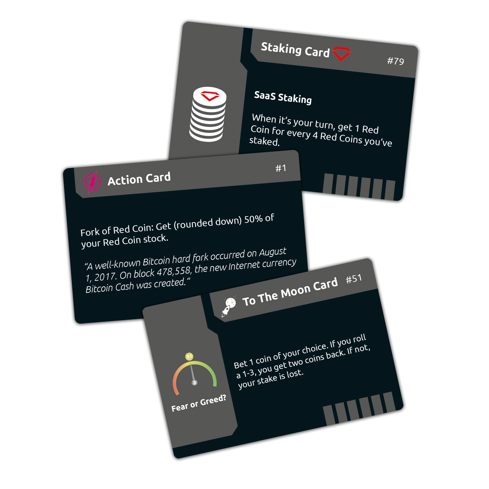 Cryptoly Bitcoin strategy game — card suite (3500x3500)