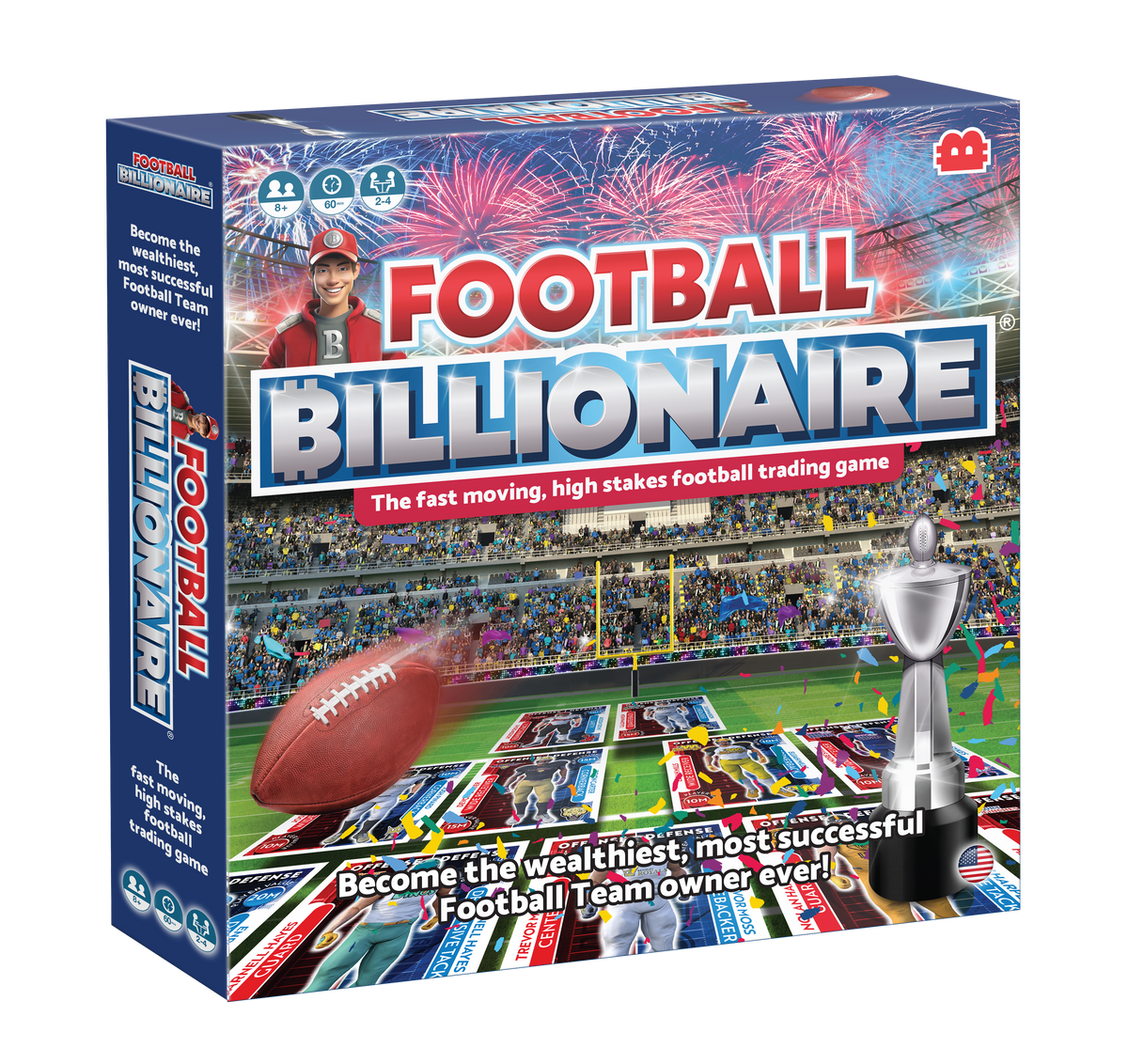 Football Billionaire US 2026 boxshot front - marketplace grade
