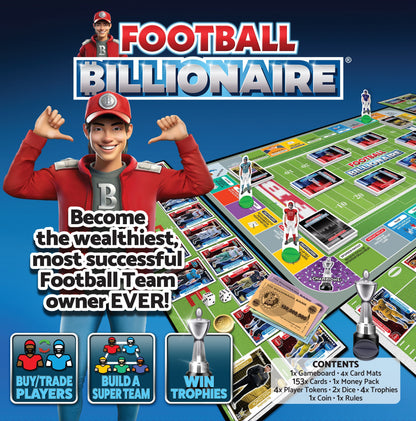 Football Billionaire — The Strategy Trading Board Game