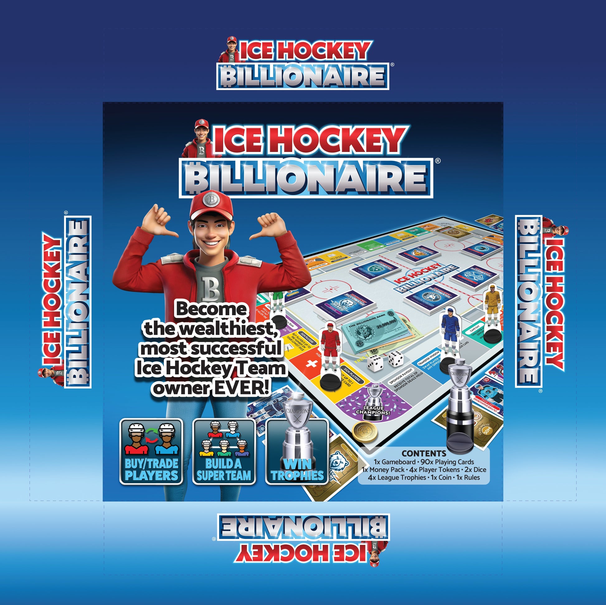 Ice Hockey Billionaire base wrap