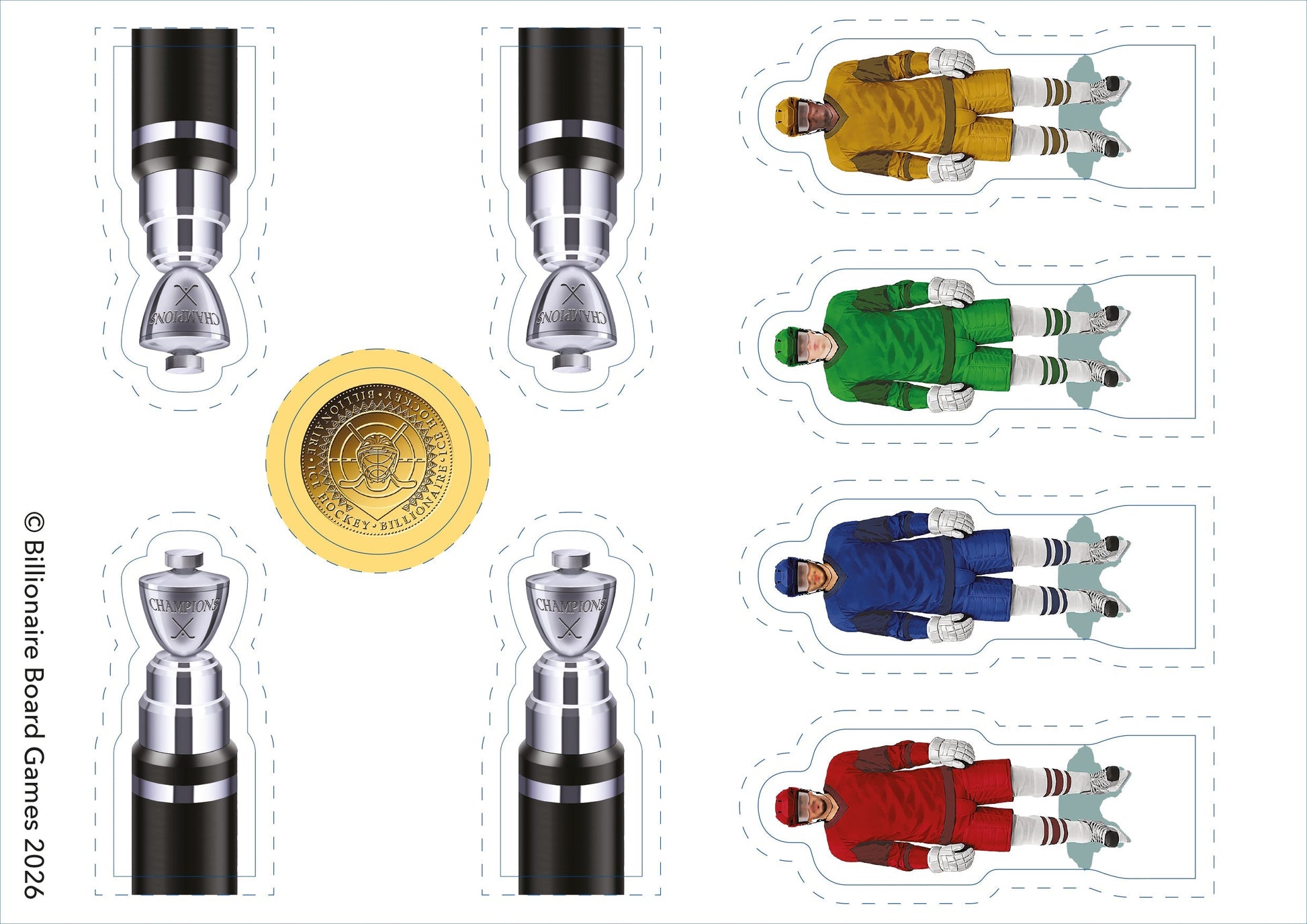 Ice Hockey Billionaire card art