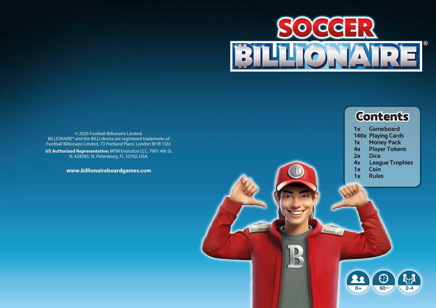 Soccer Billionaire rules page 1