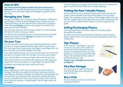 Soccer Billionaire rules page 3