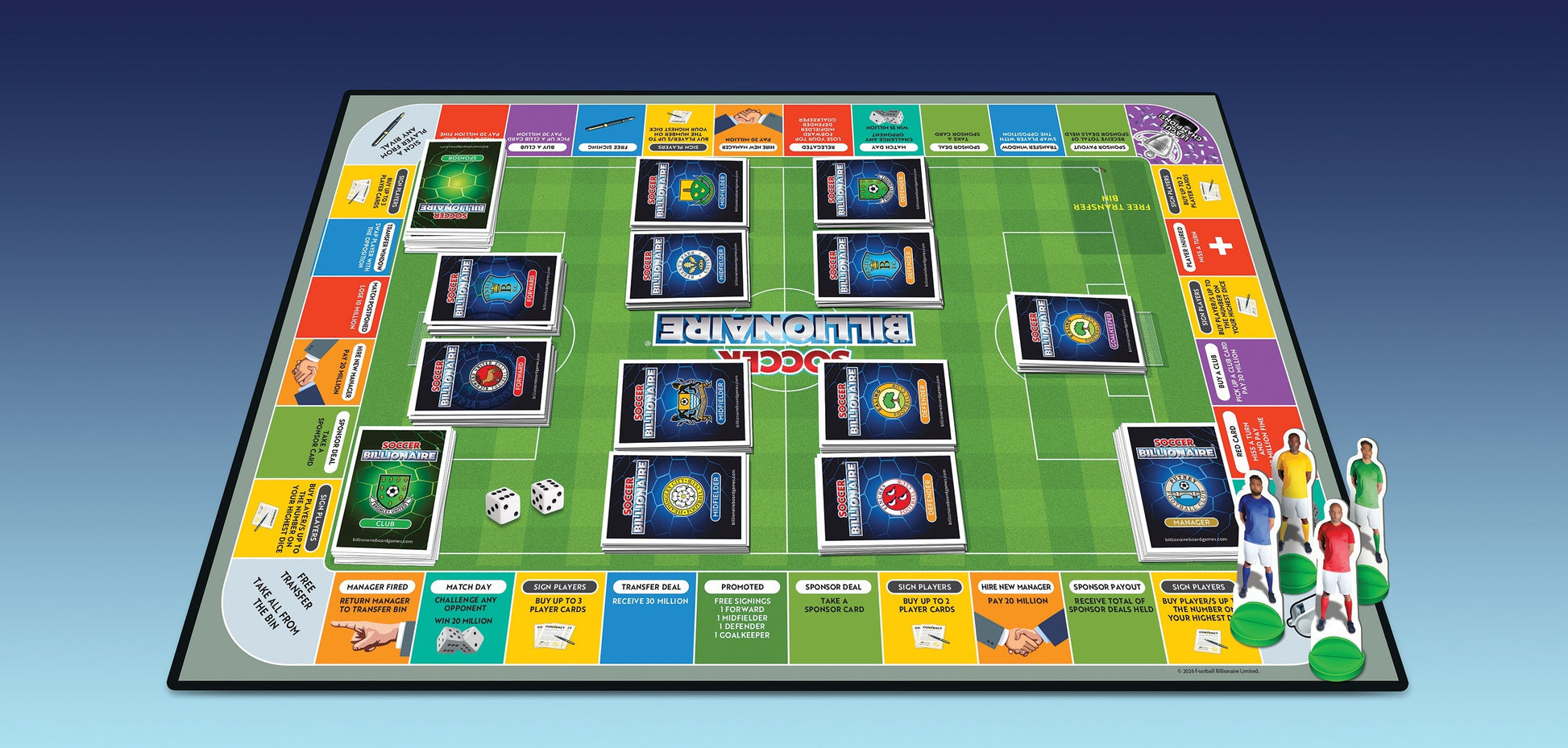 Soccer Billionaire game setup