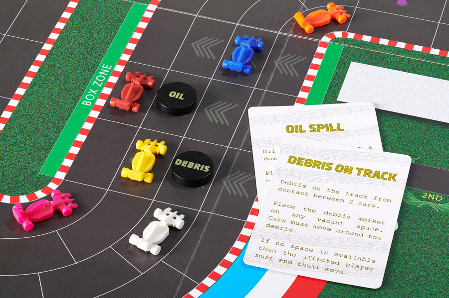 Racing Line oil and debris detail