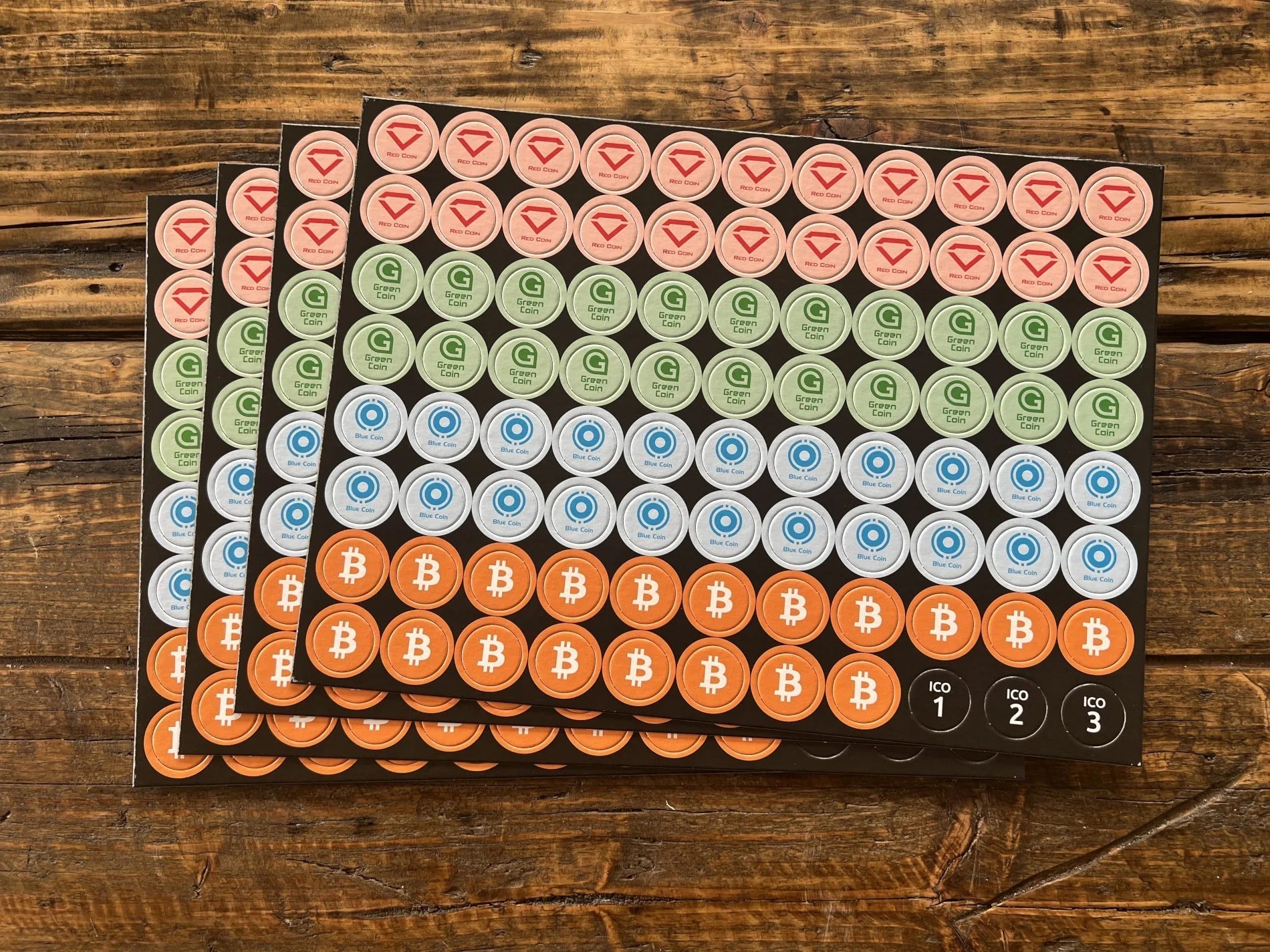 Cryptoly coin sheets